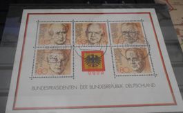 Briefmarken Bundespräs. BRD 5 Stück mit Adler 80 Rappen