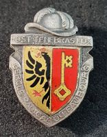 GG065 - Brosche Genf "Post Tenebras Lux" Sterling Silber?