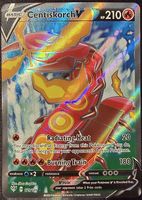 Pokémon Centiskorch V 179/189 Full Art  Darkness Ablaze