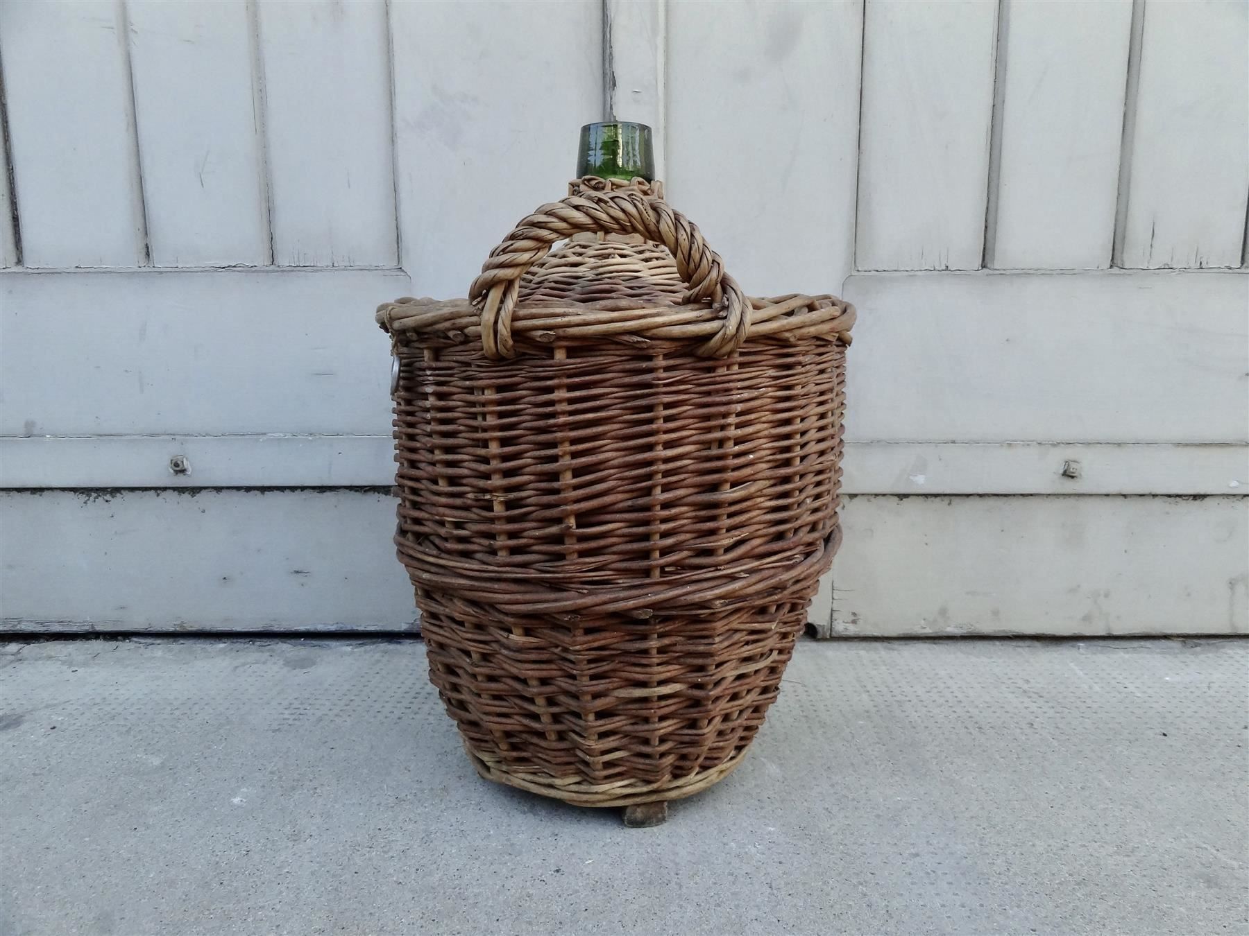 Flaschen: alte Korbflasche geeeicht 7.5 Liter 1950 – Neu und originalverpackt aus Kerzers von Flaschenposten 6