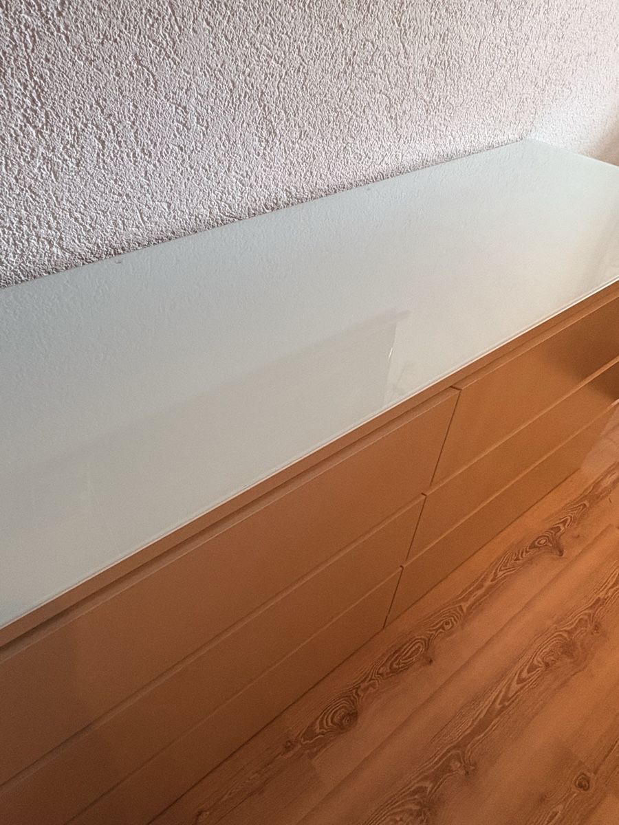 Ikea Kommoden: Kommode IKEA Malm weiss mit Glasplatte – Gebraucht aus Wangen SZ von Weissrex 1