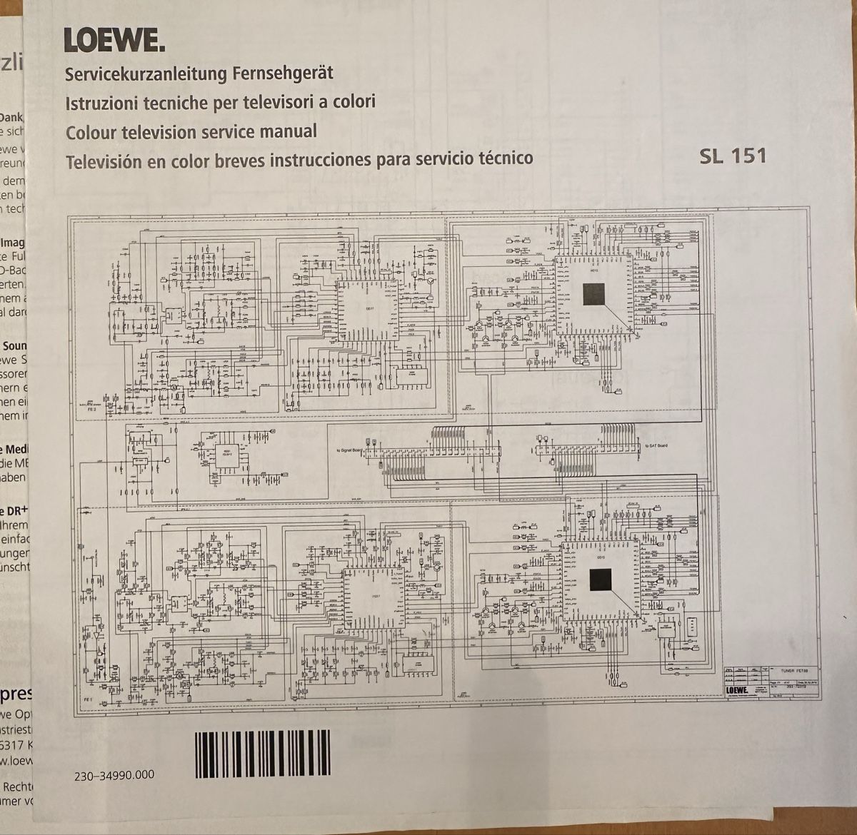 Televisori: Loewe TV SL 151 mit Möbel – Usato da Frenkendorf venduto da Katrin02 3