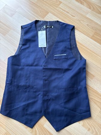Herren Weste Fashion dunkelblau Grösse XL neu mit Etikett