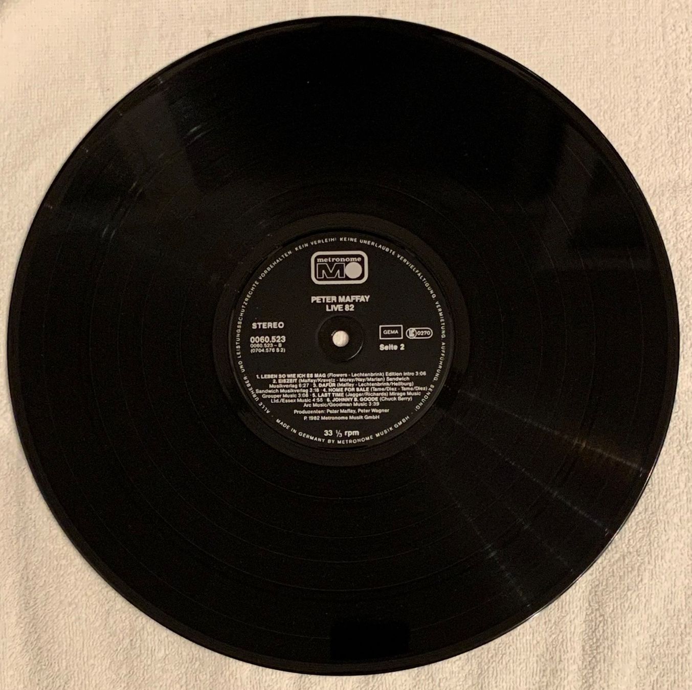 Schallplatten: Schallplatte Peter Maffay Live 82  / echtes altes Vinyl – Gebraucht aus Niederrohrdorf von troch 3