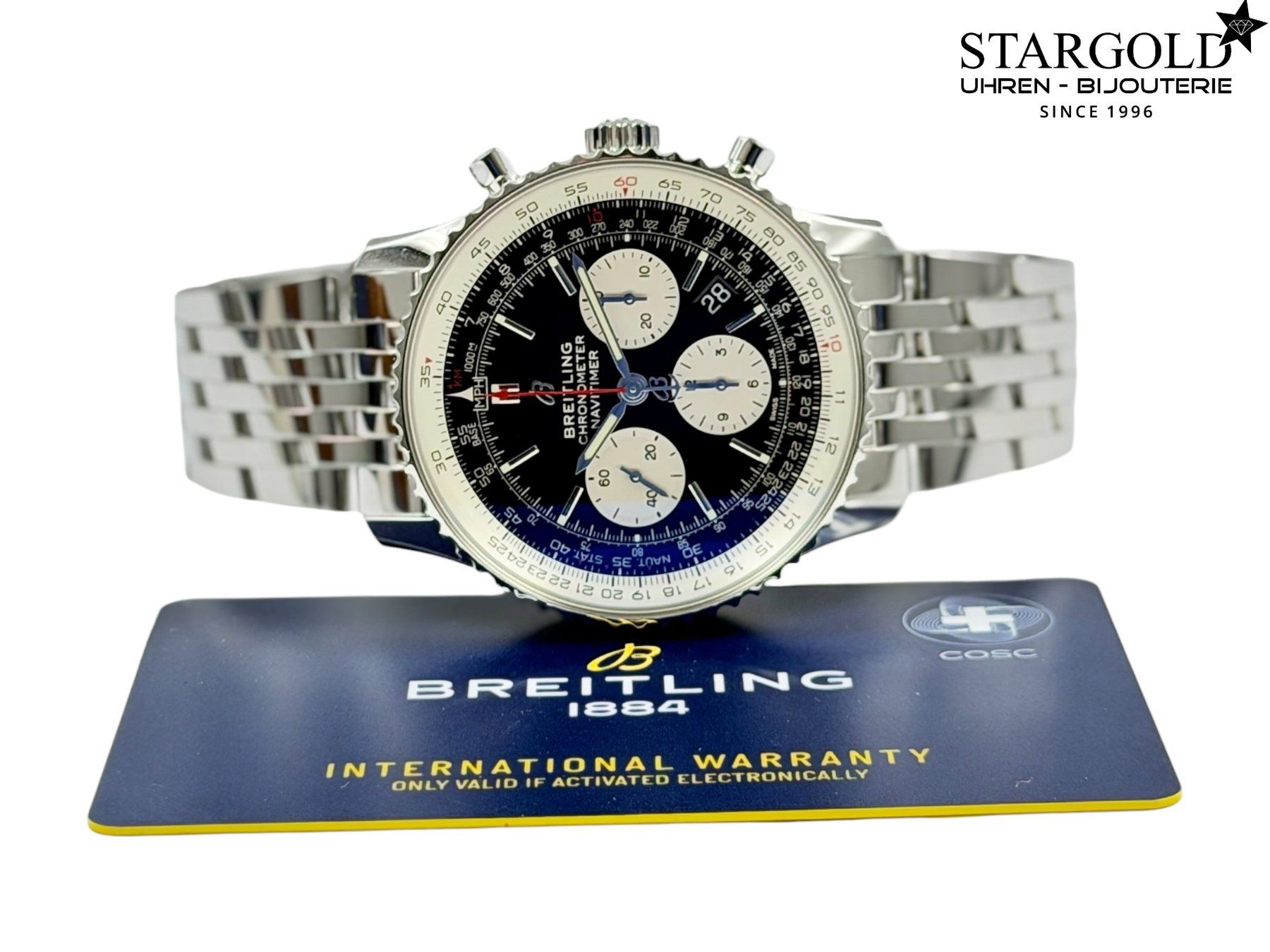 Breitling Orologi: Breitling Navitimer B01 Chronograph 43 - AB0121211B1A1 – Usato da Zürich venduto da Stargold-Uhren 8