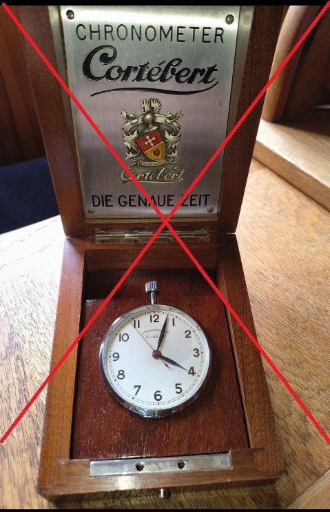 Cortébert Orologi: Cortebert L'Heure Exacte Chronometer Gehäuse – Usato da Kägiswil venduto da Jacopofugger 4