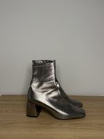 Stradivarius Stiefeletten Metallic Gr. 39