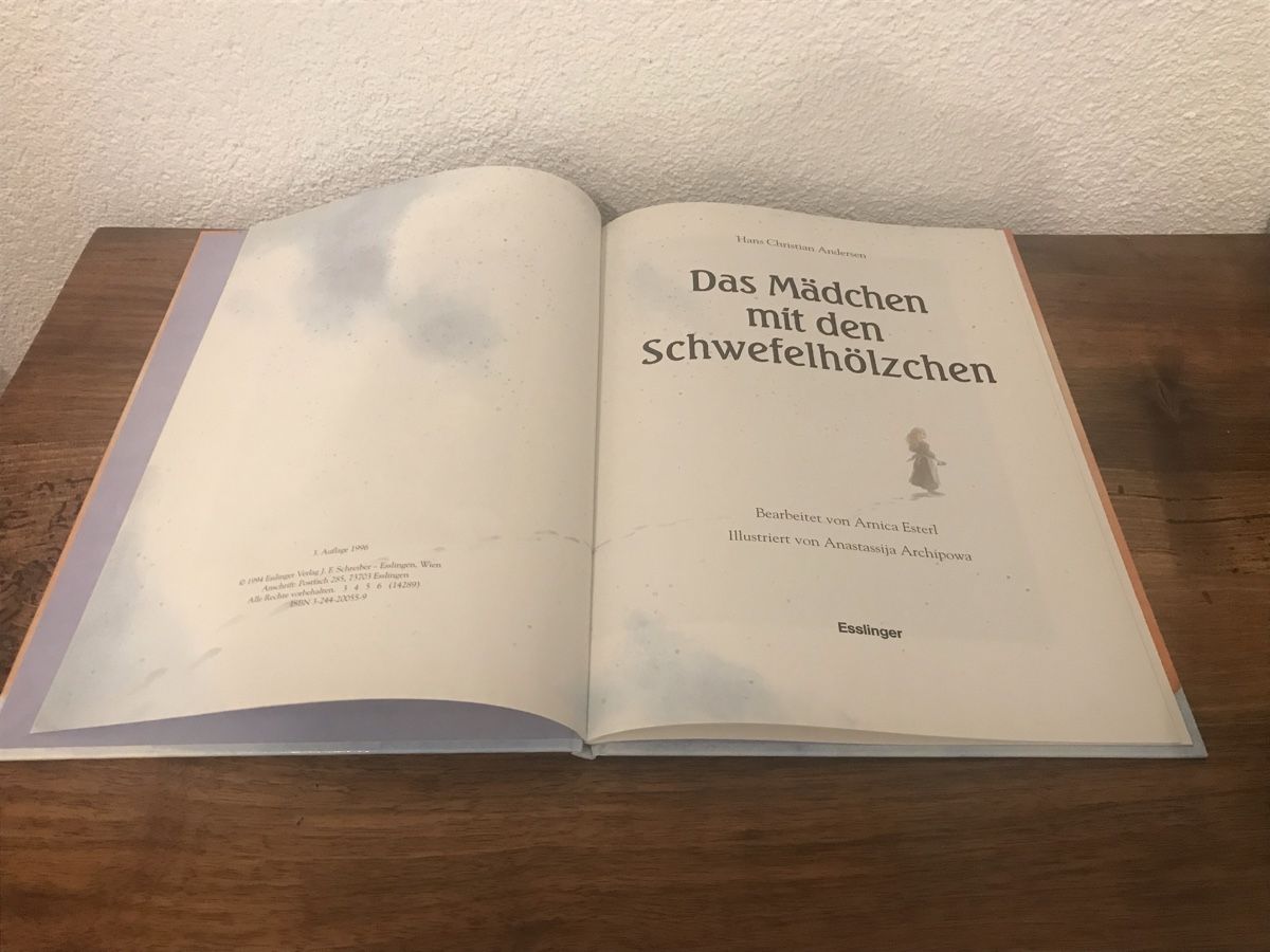 Bücher: Das Mädchen mit den Schwefelhölzchen Esslinger Verlag – Gebraucht aus Untersiggenthal von Murmi10 1