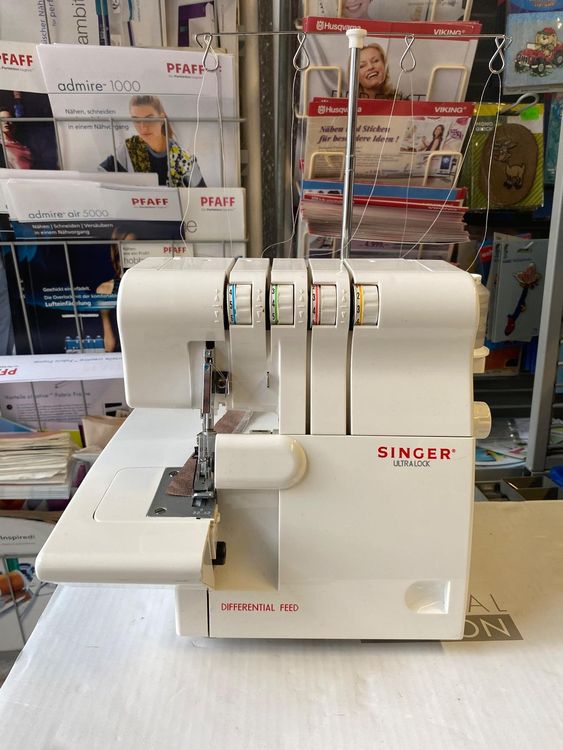 3 x 5000 m Pekirgarne für Overlock & Blindstichmaschine 120/2 Weiß(0,001,2€/ 1m
