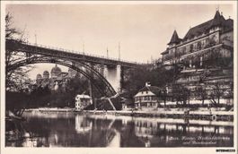 Bern  // Kasino Kirchenfeldbrücke Bundeshaus Aare 1935