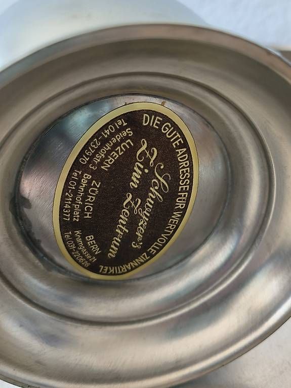 Caraffe: Zinn Krug mit Becher  – Usato da Stansstad venduto da grimmli77 1