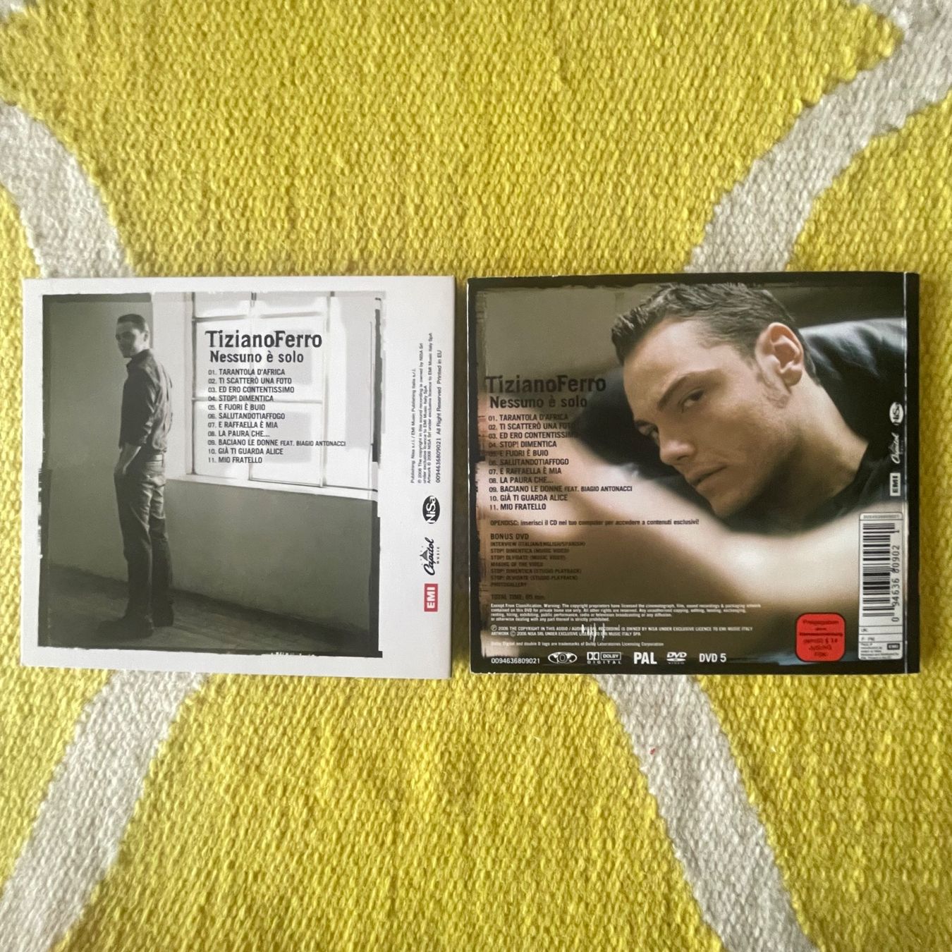 CD: TIZIANO FERRO-CD+DVD NESSUNO E SOLO LIMITED EDITION – Usato da Rorschacherberg venduto da CD-Roli 2