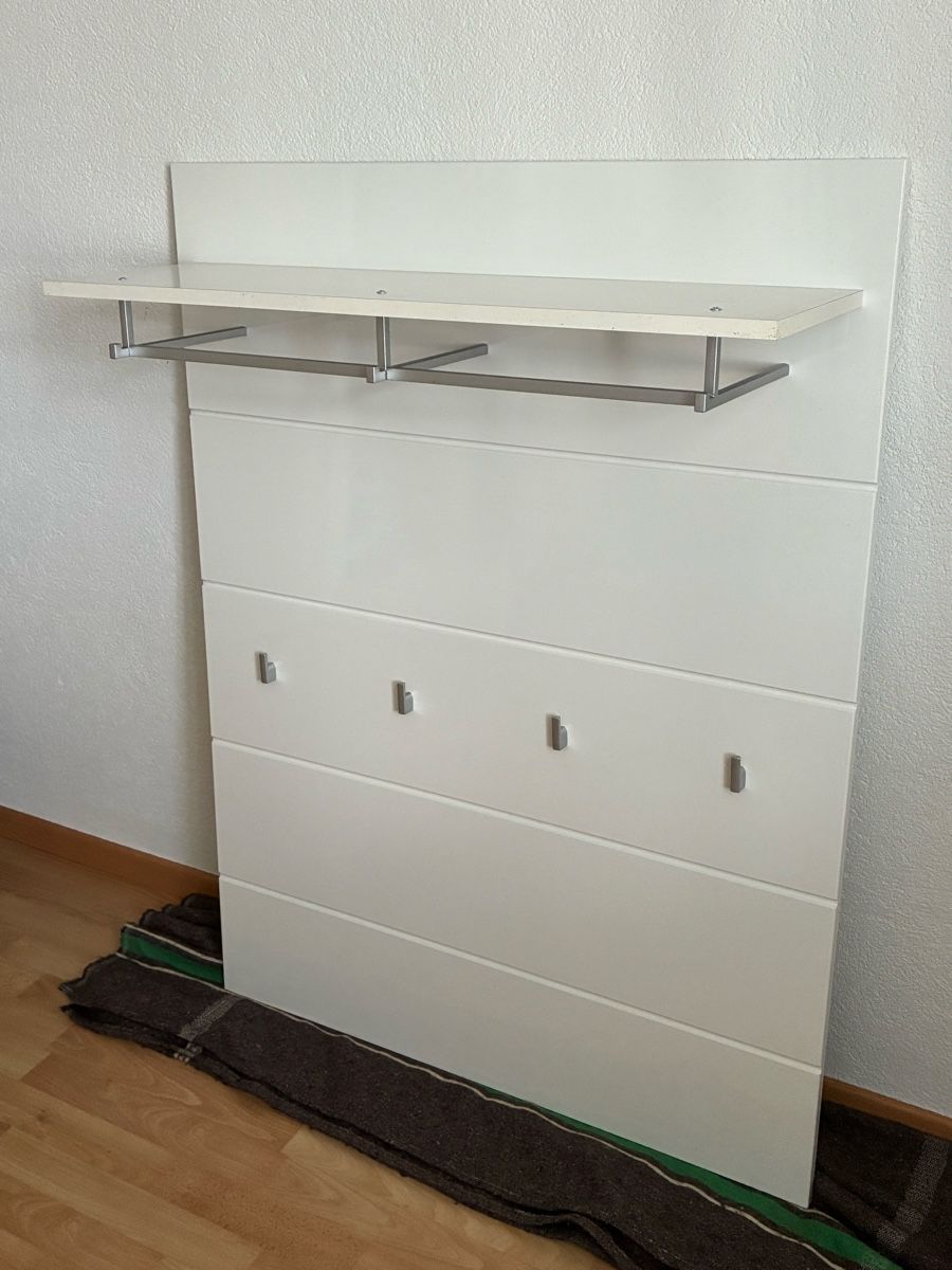 Guardaroba: Wandgarderobe - Weiss - mit Hutablage – Usato da Tann venduto da Lavender 2