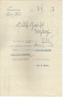 Rechnung Sanatorium Grand-Hotel Leysin 1907