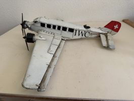 Blechflugzeug IWC HB-HOS Modell guter Zustand Tante JU