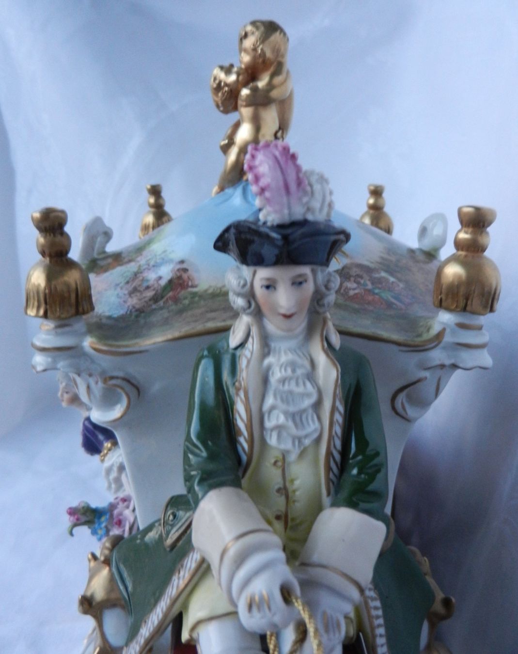Statuette: Prunkvolle Rokoko Kutsche, Scheibe-Alsbach, Thüringen – Usato da Wolfwil venduto da Verbenia 1