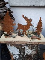 Hirsch aus Rostblech
