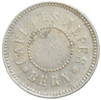 Jeton * Bern Café des Alpes * Bierjeton Biermarke Token V2