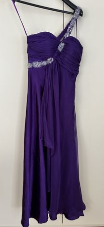 Damen Abendkleid lila Grösse S gebraucht