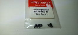 5x HAG 180002-50 Isolator geschlitzt zu BLS Re 4/4 H0 Neu