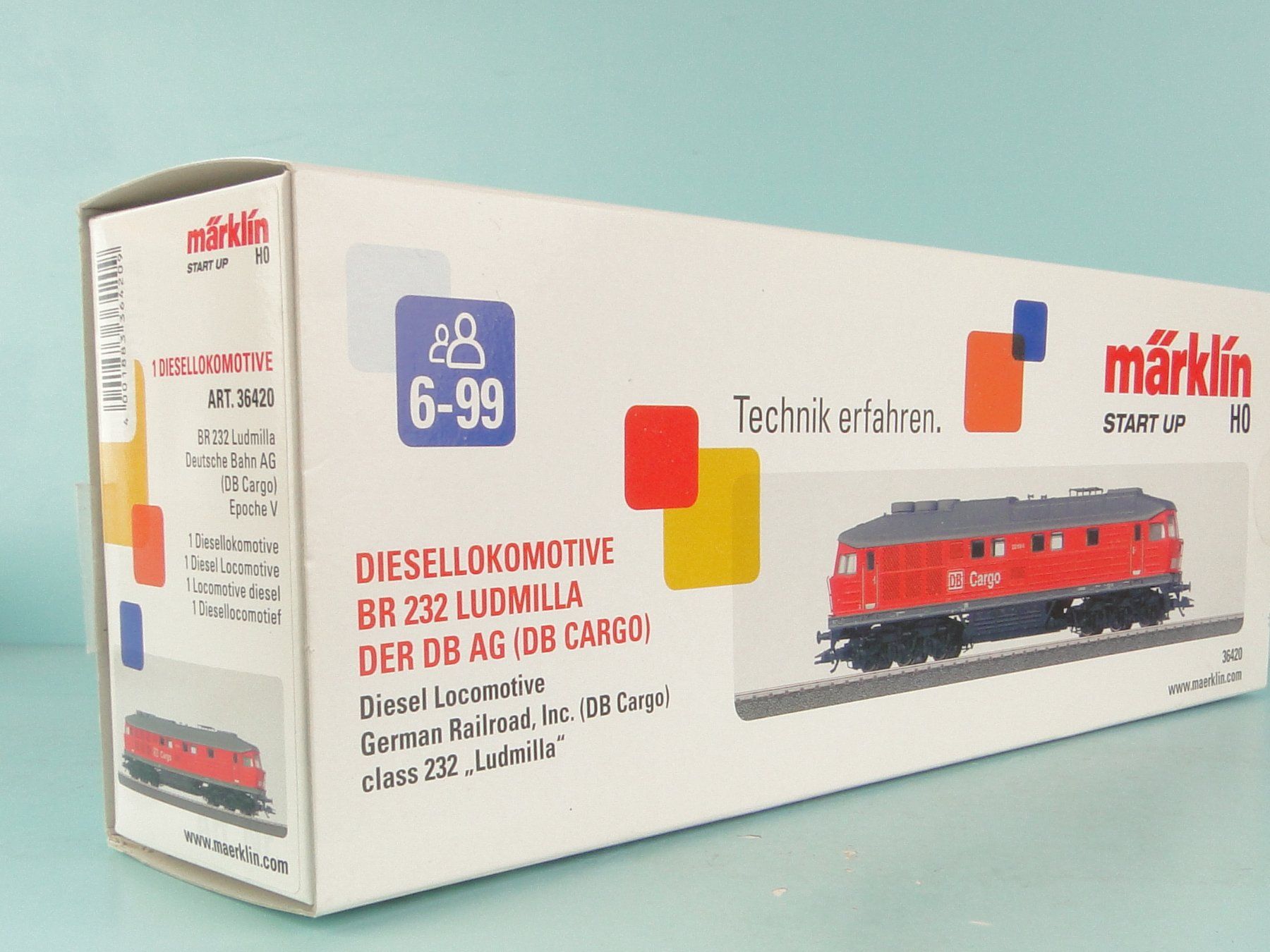 Märklin Modellini di ferrovie: Märklin leerer Karton Ludmilla – Usato da Bülach venduto da cann11 2