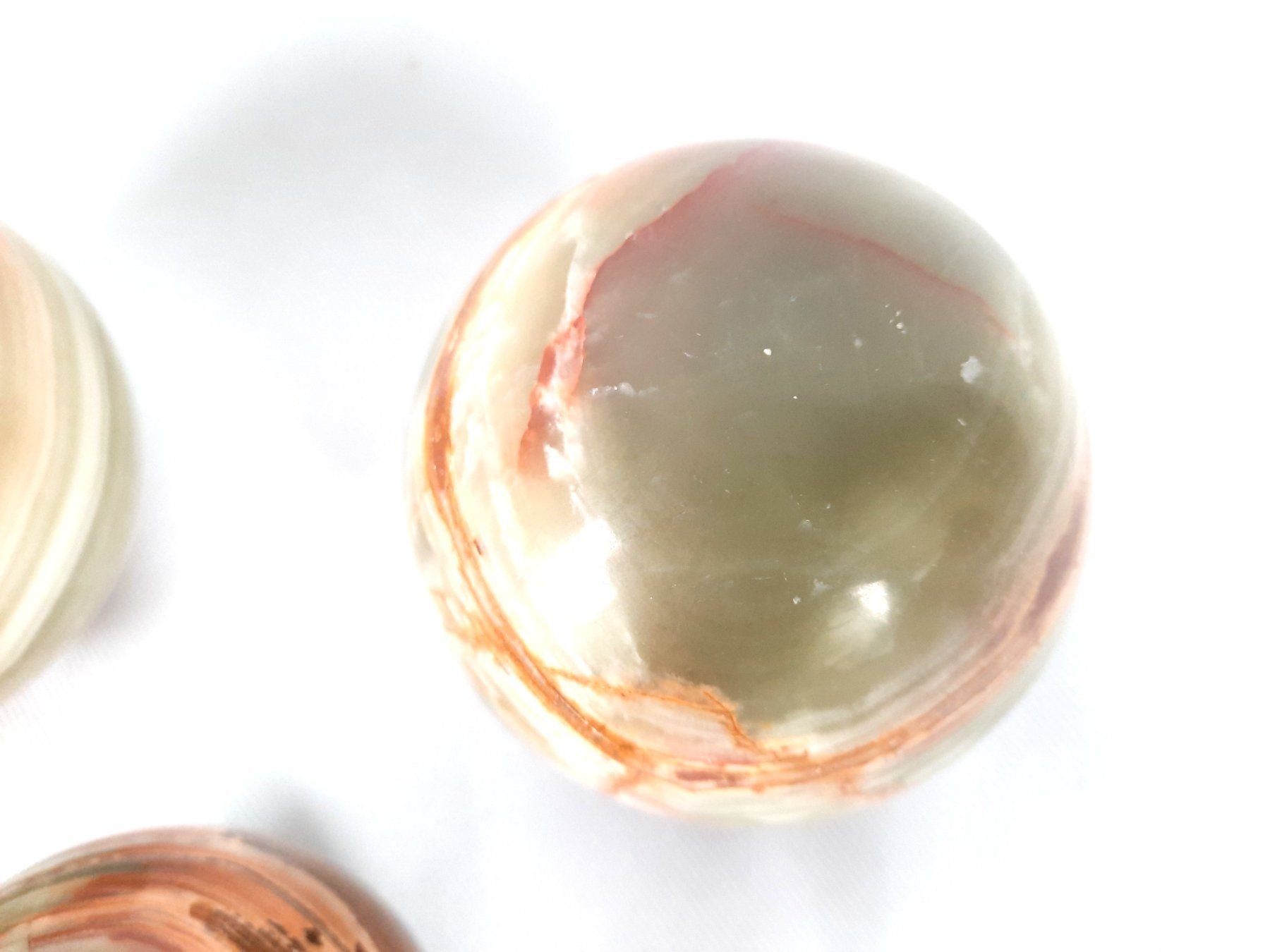 Mineralien & Heilsteine: Onyx Marmor Deko Kugeln – Gebraucht aus Beinwil am See von Restwert_Beinwil 7