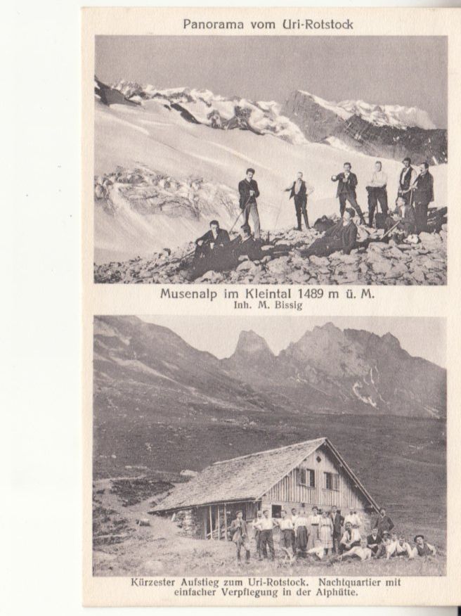 Cartes postales: Musenalp ca. 1910 – D'occasion à Bürglen TG par StampGraf