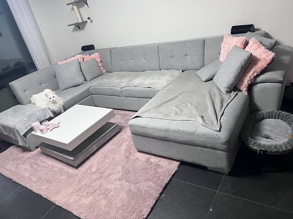 Sofas: Grosses Sofa U-Form gut zerlegbar – D'occasion à Altendorf par S.Maechler