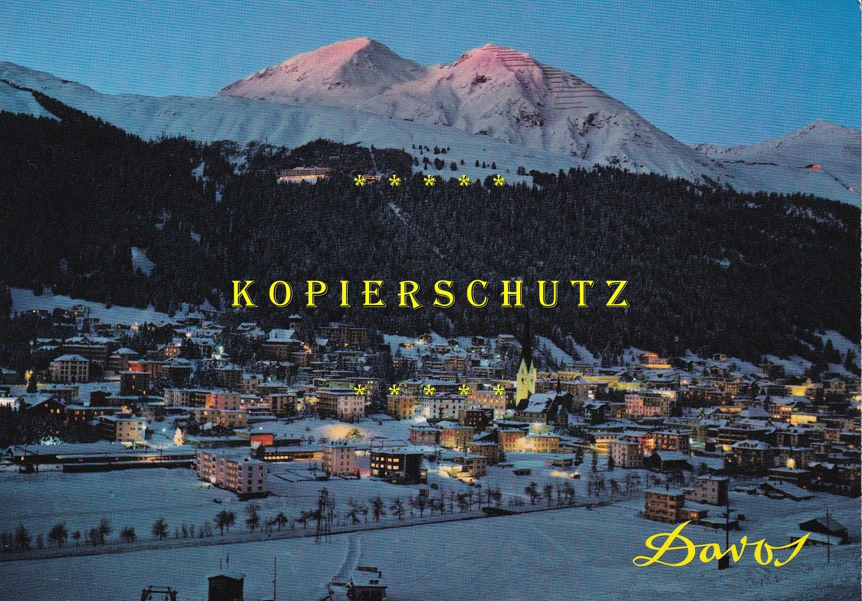 Cartoline postali: Davos /ay – Usato da Hombrechtikon venduto da Rudolf07