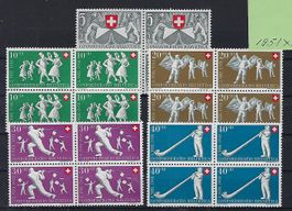 1951 Pro Patria Viererblock postfrisch **    15419