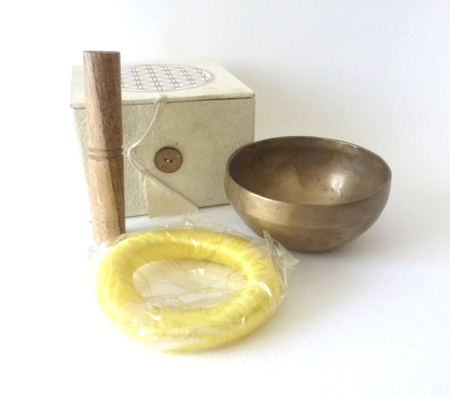Strumenti musicali: Klangschalen-Set- Blume des Lebens - gross – Nuovo e nell'imballaggio originale da Mauren venduto da Yeelen 3