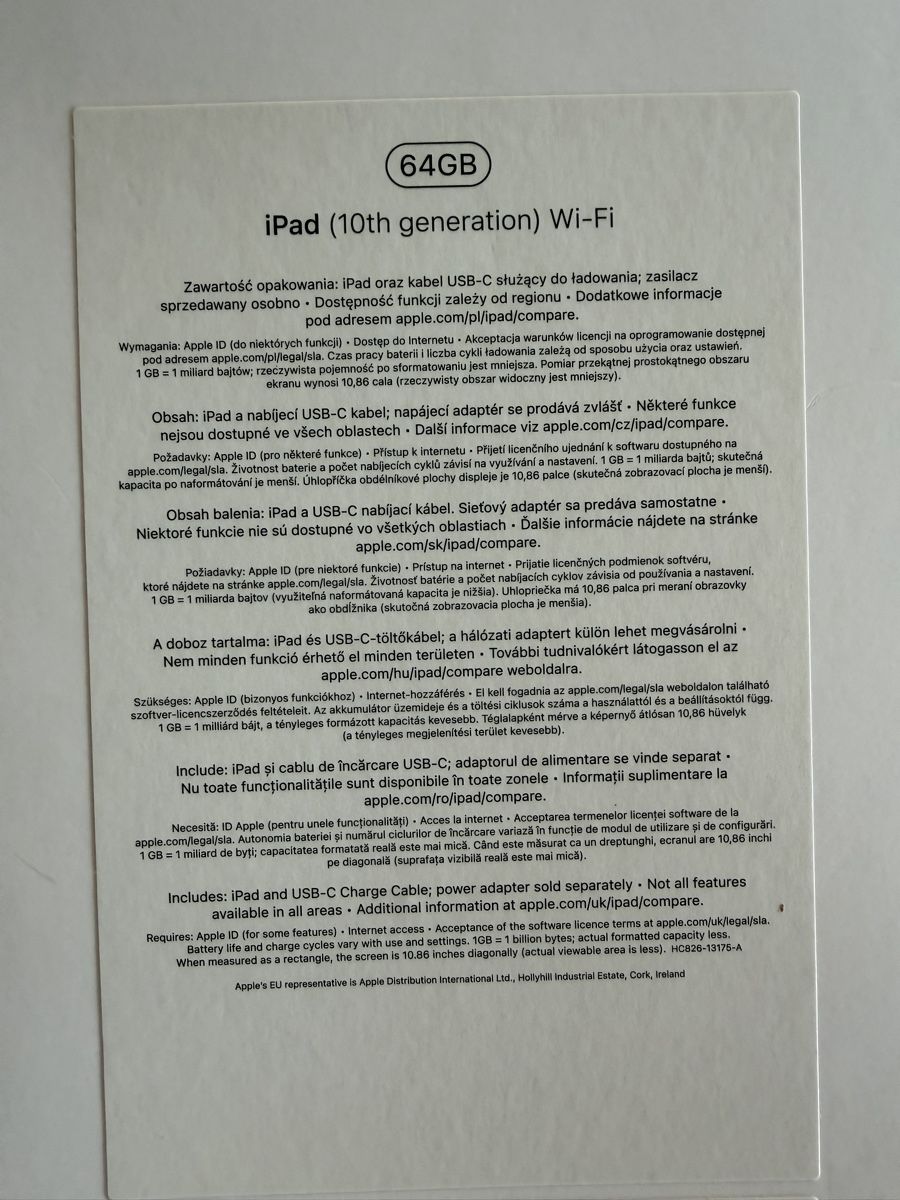 Apple Tablettes PC: iPad 10th gen. 64gb – D'occasion à Blonay par markuzet 3