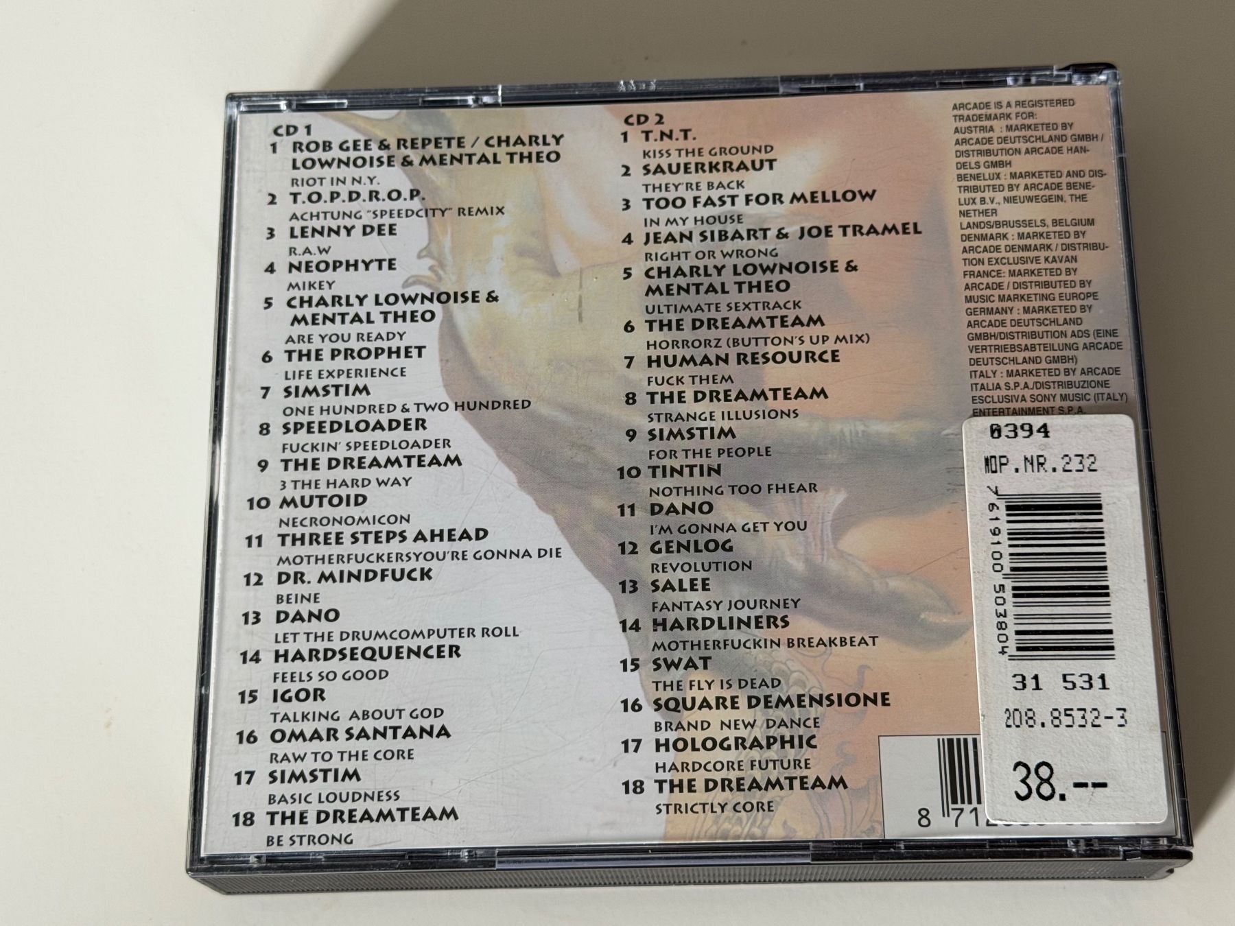 CD: Thunderdome V - The Fifth Nightmare! – Usato da Altstätten SG venduto da sheamus 1