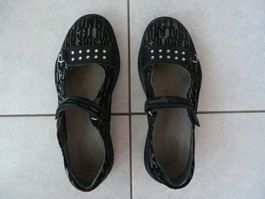 Leder Schuhe ballerines cuir Mod 8 40