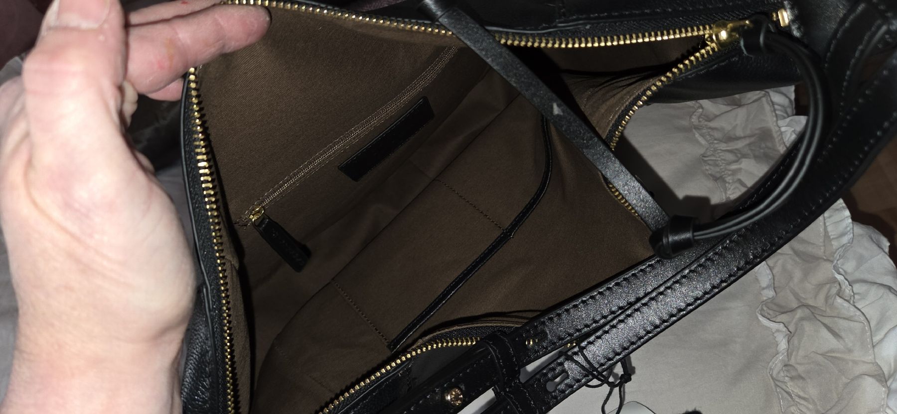 The Bridge Borse da donna: The Bridge Firenze Ledertasche schwarz, neu – Nuovo e nell'imballaggio originale da Busswil BE venduto da Angy1974 4