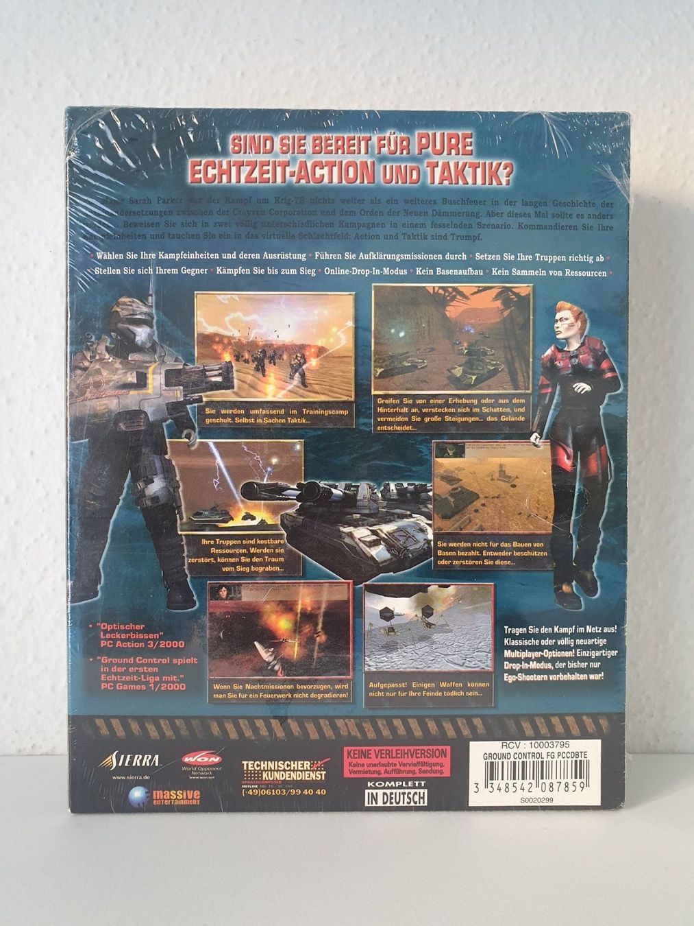 Spiele: PC Game Ground Control (2000) Big Box NEU eingeschweisst – Neu und originalverpackt aus Greifensee von  2