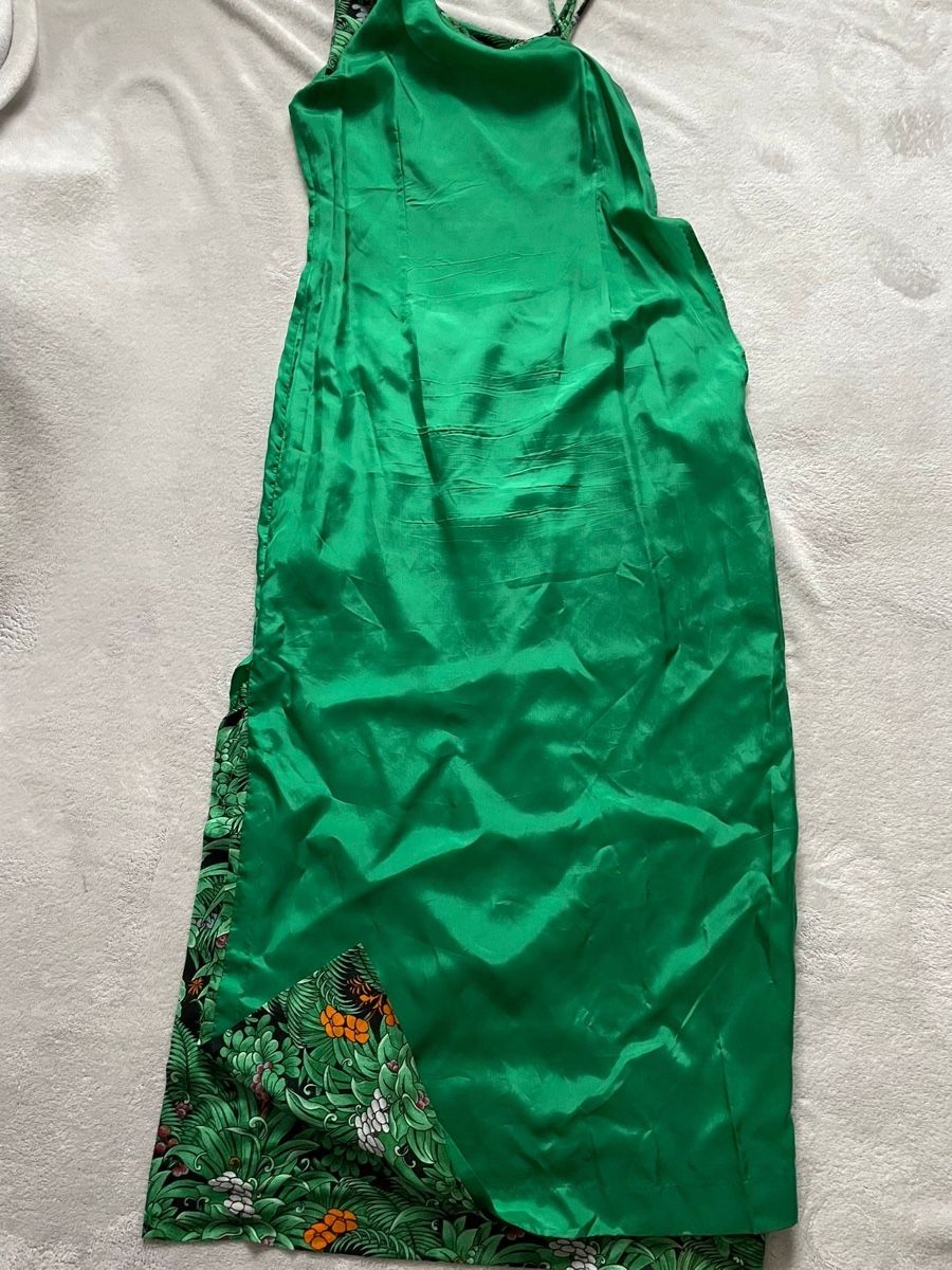 Vestiti: Robe longue verte, en soie M, Élégance Paris – Nuovo (secondo la descrizione) da Vuippens venduto da ale_6gkb 6