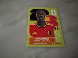 Panini Fifa Fussball WM 2026 Sticker Amadou Onana BEL 10