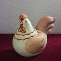 Keramik Huhn, Vintage Deko, Hühnchen Figur 🐣