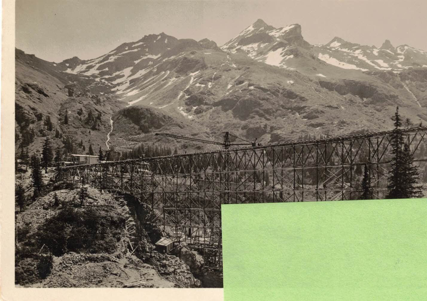 Cartoline postali: Bau der Staumauer Garichte – Nuovo (secondo la descrizione) da Richterswil venduto da solalex 2