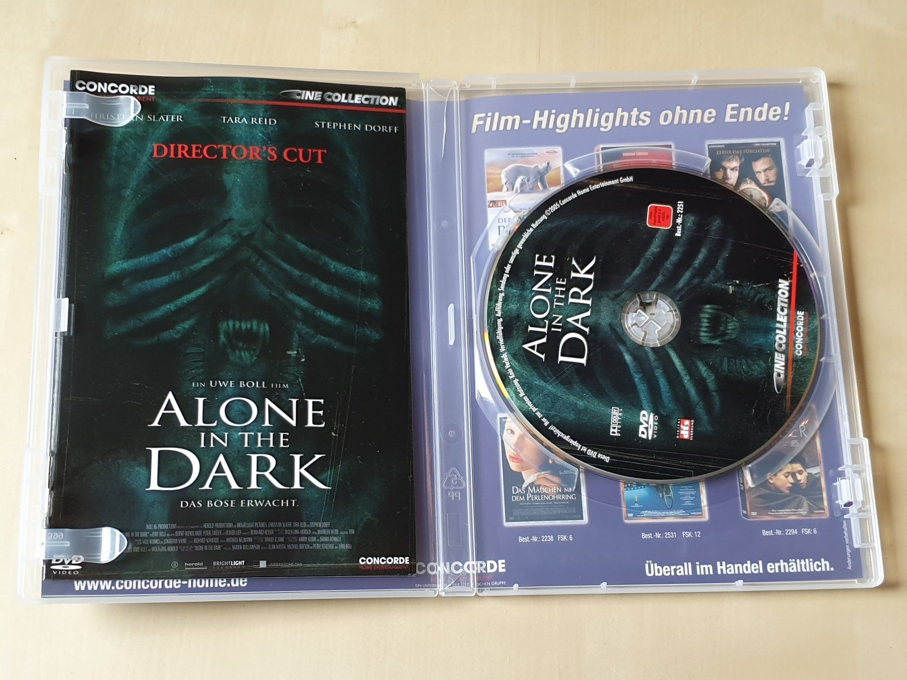 Tous les DVDs: Alone in the Dark – D'occasion à Stansstad par collectorsshop 2