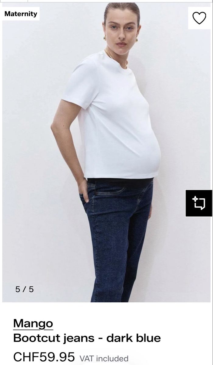 Mango Jeans: Schwangerschaft Jeans, Dark Blue, Bootcut, 34 Grösse – Nuovo (secondo la descrizione) da Dietikon venduto da vickydrum 5