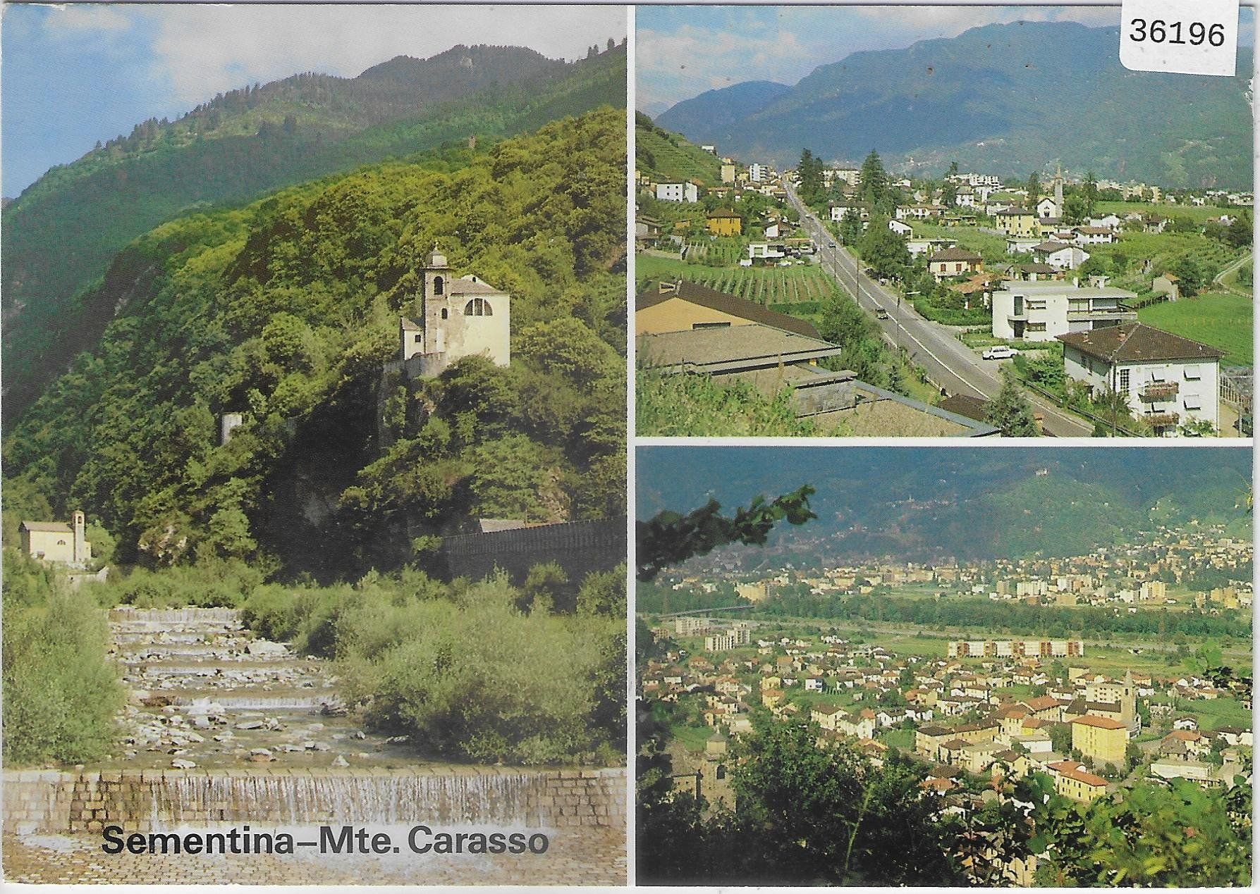 Cartoline postali: Sementina - Monte Carasso – Usato da Ettingen venduto da Kartenplanet