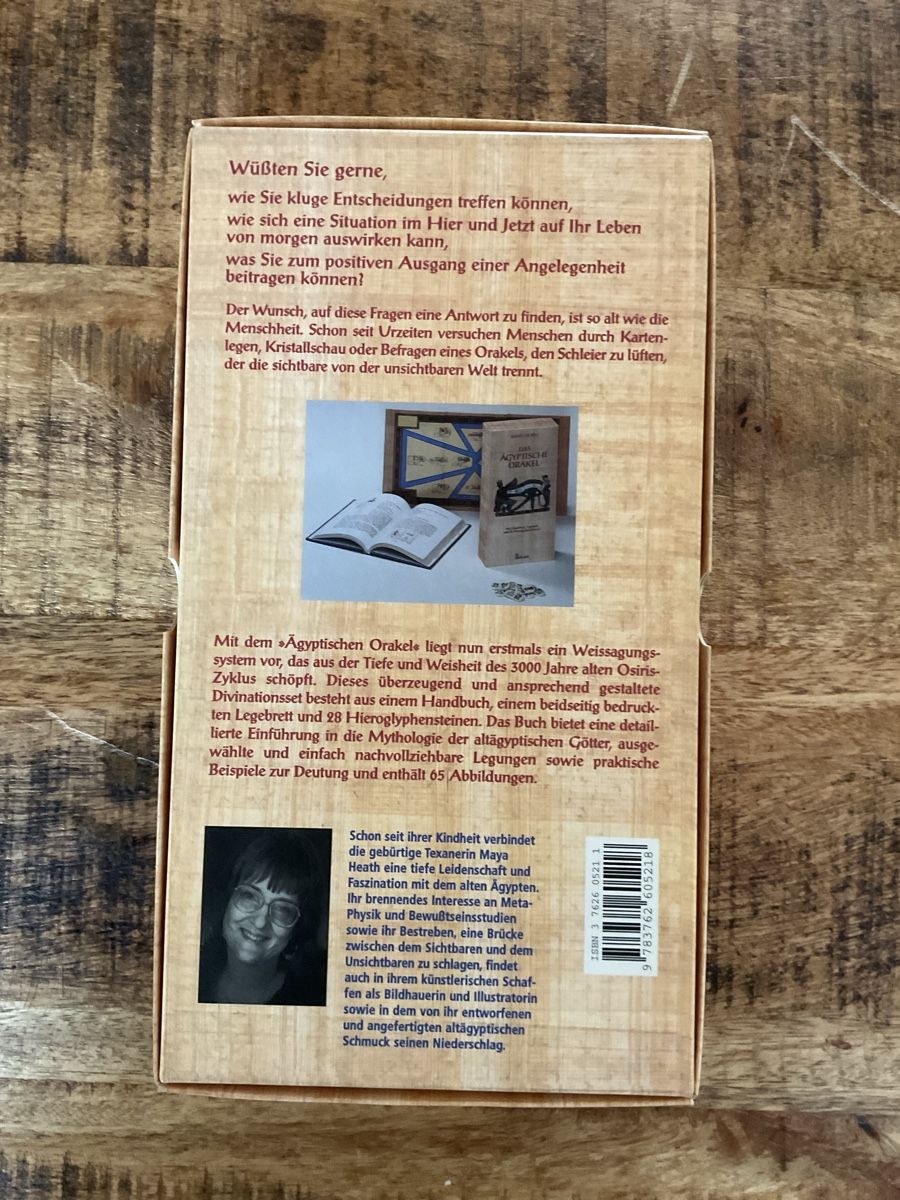 Libri: Set-Ägyptisches Orakel – Usato da Diepoldsau venduto da WinWin011 1