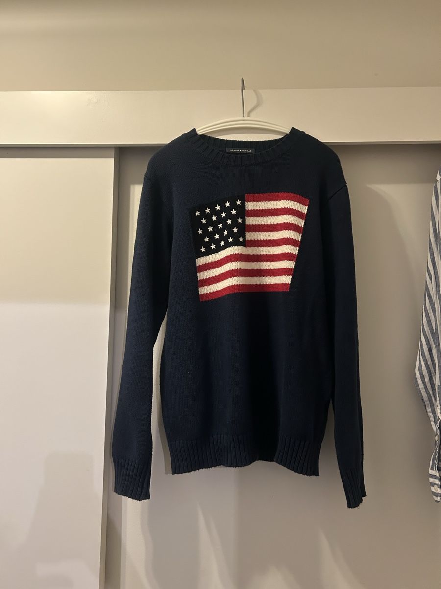 Brandy Melville Maglioni & Felpe: pull avec drapeau des USA – Nuovo (secondo la descrizione) da Versoix venduto da vic_5p9t 1