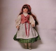 Sehr schöne Puppe 55 cm.
