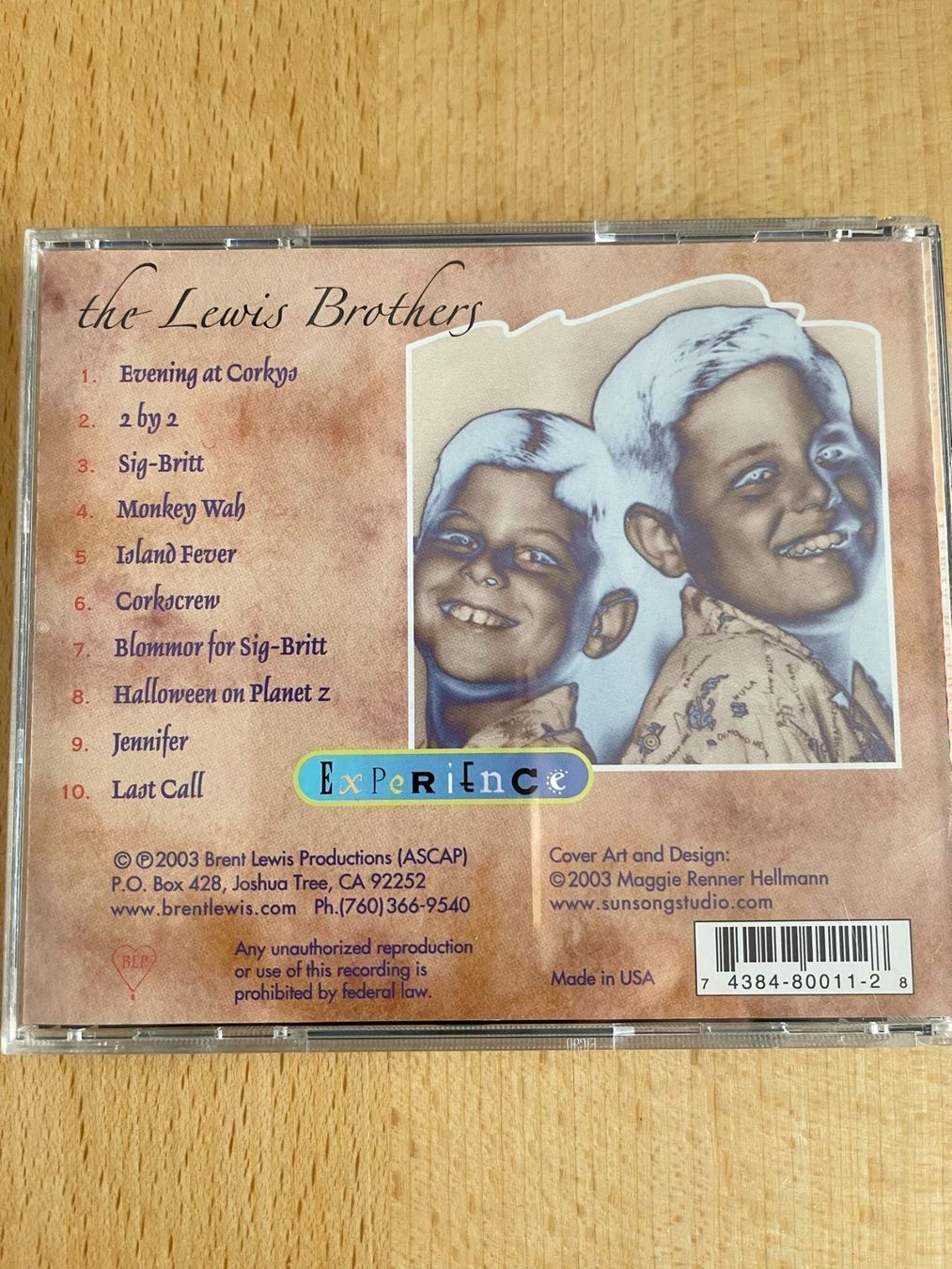 CDs: The Lewis Brothers - Experience – Gebraucht aus Rüti ZH von alumedien 1
