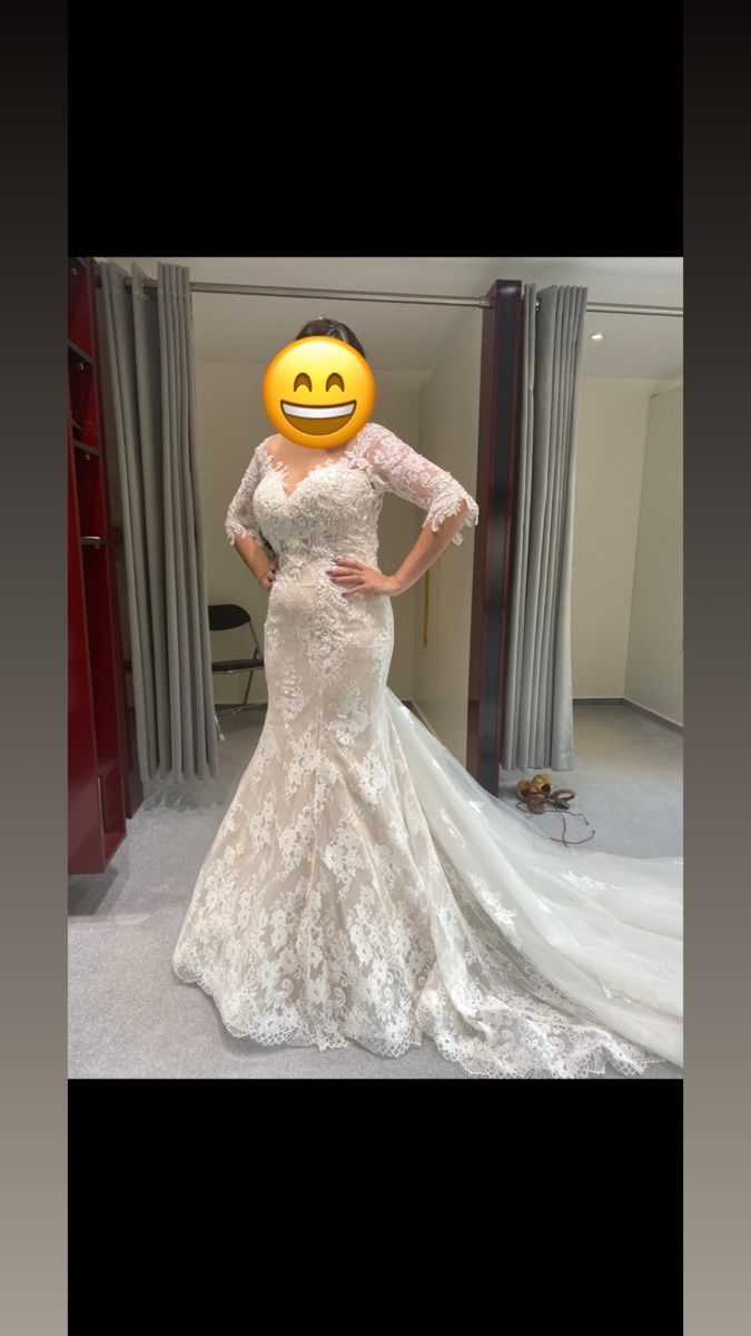 Vestiti: Wunderschönes Brautkleid mit Spitze - Grösse 38/40 – Nuovo (secondo la descrizione) da Wiesendangen venduto da Aleksad 3