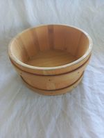 Bac à crème en bois cerclé