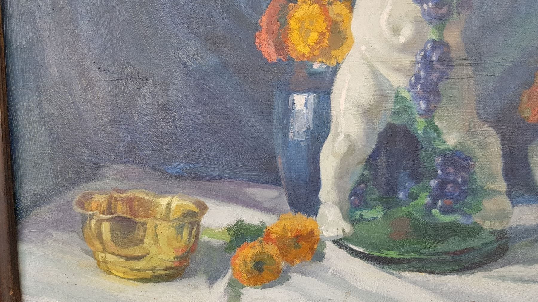 Catenine: Nature morte avec Putti de M. Powolny – Usato da Lausanne venduto da leneko 3